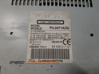 CITROEN C3 CD RADIO 96488011XT