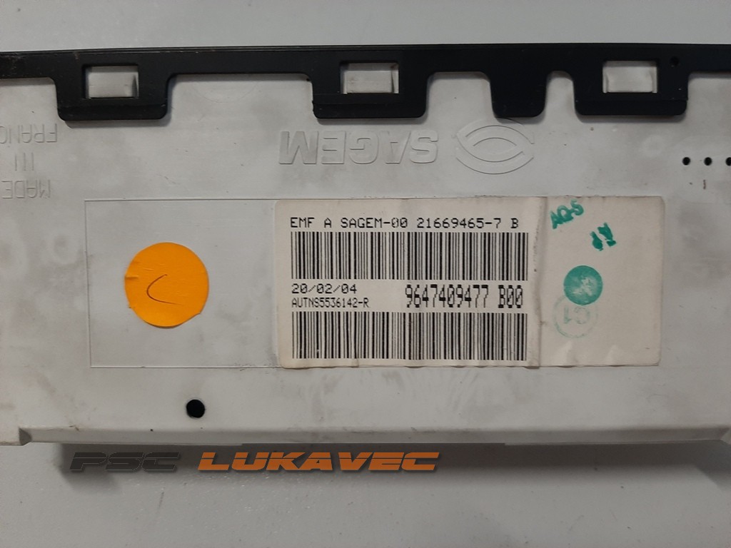 CITROEN C3 DISPLEJ 9647409477 2003.