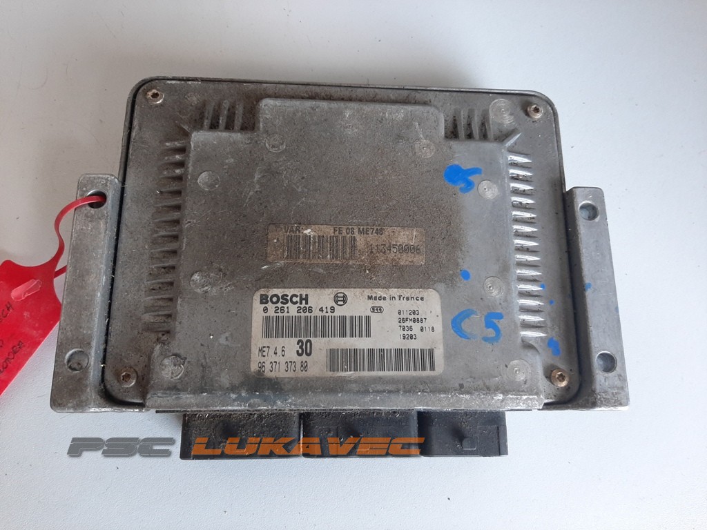 CITROEN C5 KOMPJUTER MOTORA 3.0 V6 9637137380 0261206419