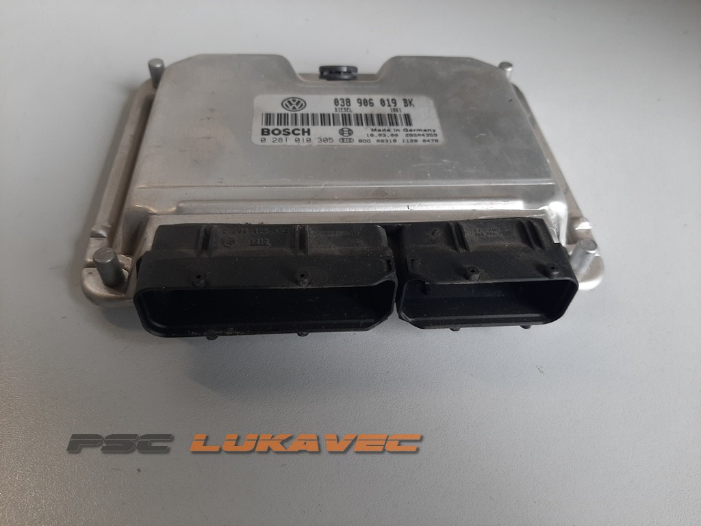 VW PASSAT B5 KOMPJUTER MOTORA 1.9 TDI 038906019BK 0281010305