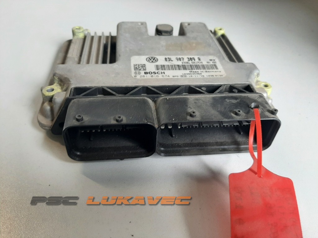 VW GOLF 6 KOMPJUTER MOTORA 2.0 TDI 0281016674 03L907309R