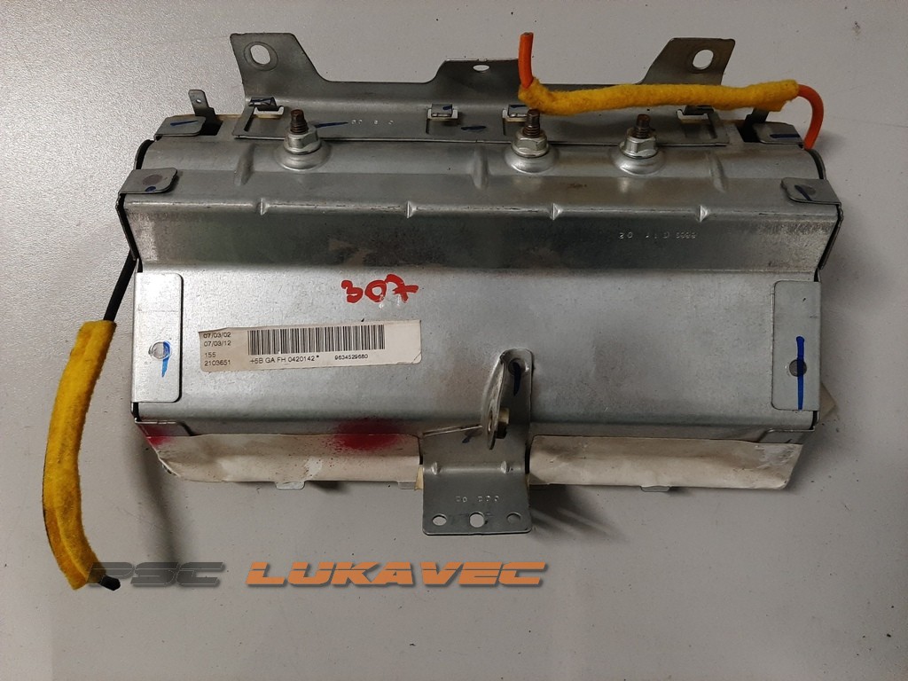 PEUGEOT 307 ZRAČNI JASTUK SUVOZAČA 9634529680