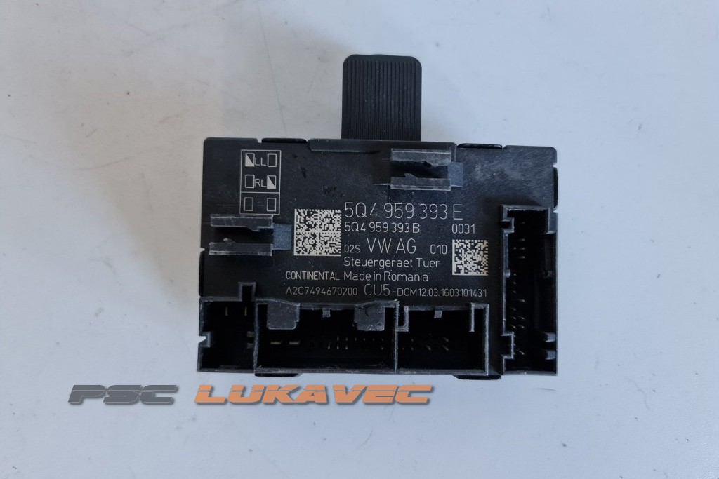 VW GOLF 7 MODUL VOZAČEVIH VRATA 5Q4959393E