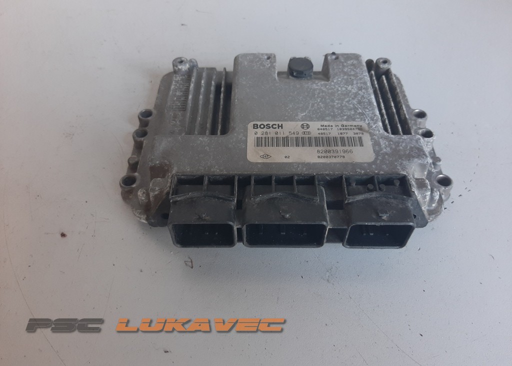 RENAULT MEGANE 1.9 DCI KOMPJUTER MOTORA 0281011549
