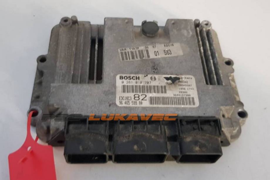 PEUGEOT 206 1.4 HDI KOMPJUTER MOTORA EDC16C3 0281010707 BOSCH