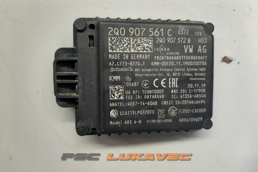 VW T-CROSS 1.0 TSI RADAR DISTRONIC 2Q0907561C