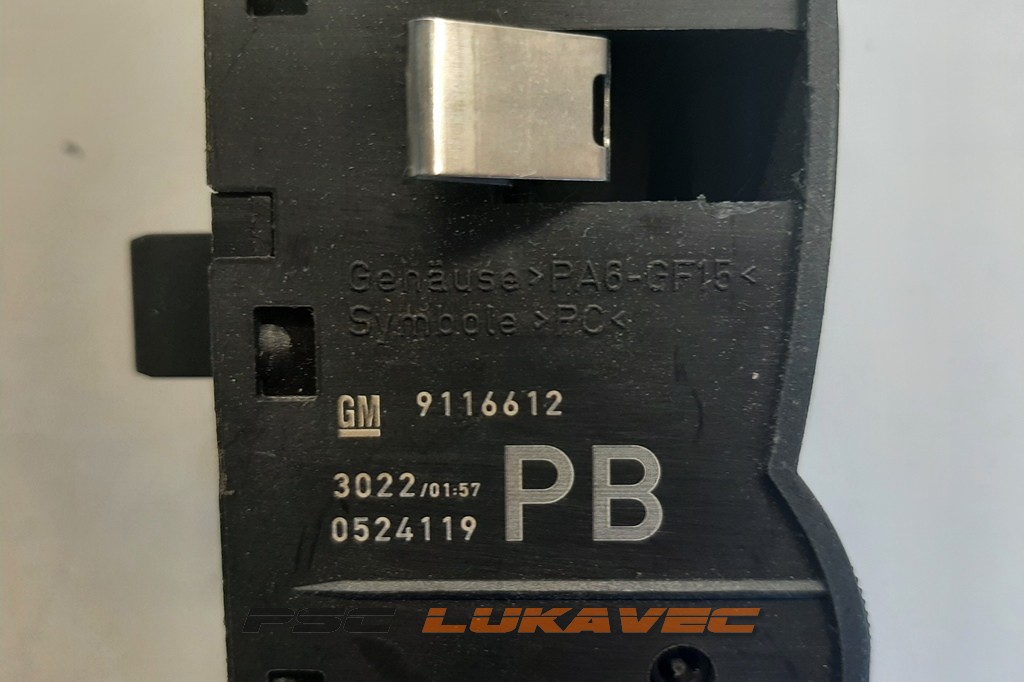 PREKIDAČ SVJETALA GM9116612 OPEL CORSA C 2006.