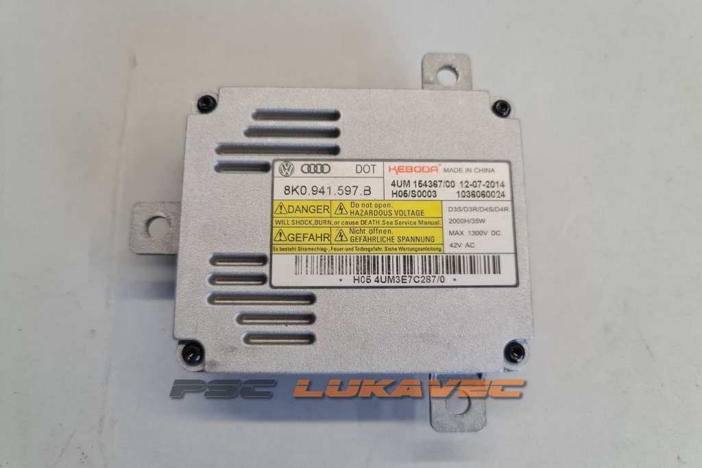 VW PASSAT B8 BALAST XENON TRAFO 8K0941597B Audi Seat Skoda Vw