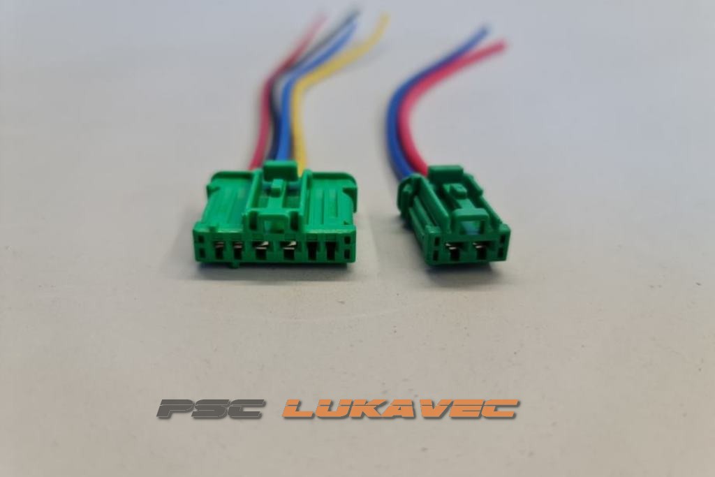 PEUGEOT 307 OTPORNIK VENTILACIJE KONEKTORI instalacija