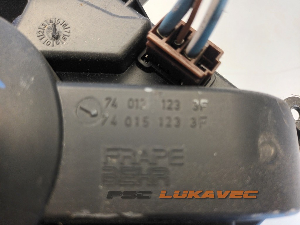 PEUGEOT 306 VENTILATOR KABINE SA KLIMOM 740121233F 2000.