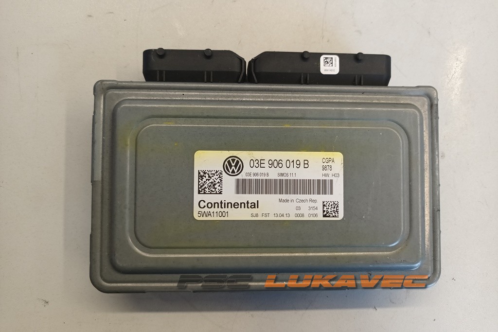 VW POLO 6R 1.2 KOMPJUTER MOTORA 03E906019B