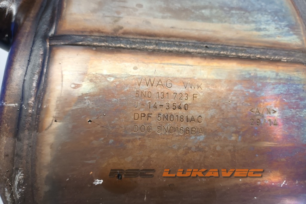 VW CADDY 1.6 TDI KATALIZATOR 5N0131723F 2015.