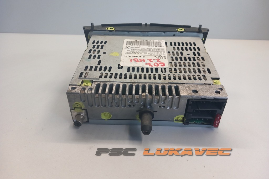 PEUGEOT 607 RADIO CD PLAYER 96506632ZL 2004.