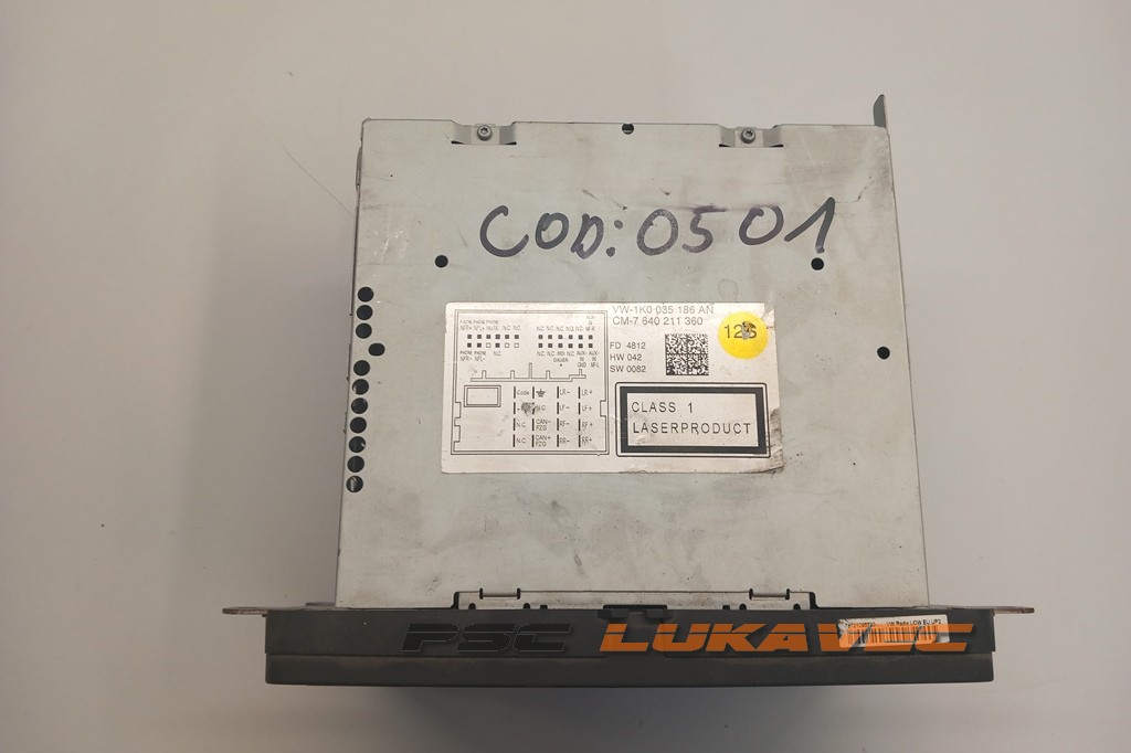 VW PASSAT RADIO 1K0035186AN