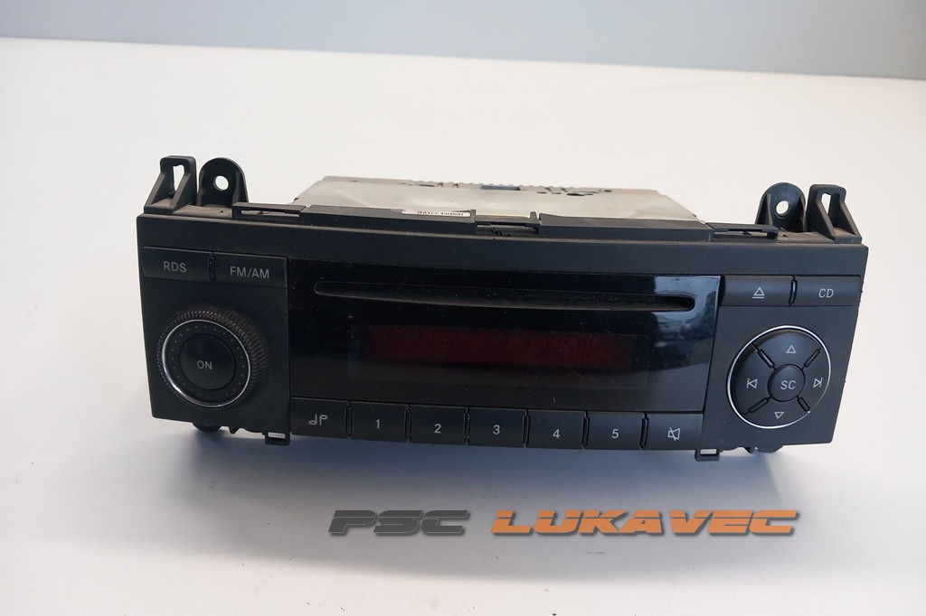 MERCEDES BENZ A KLASA W169 CD RADIO A1698200086