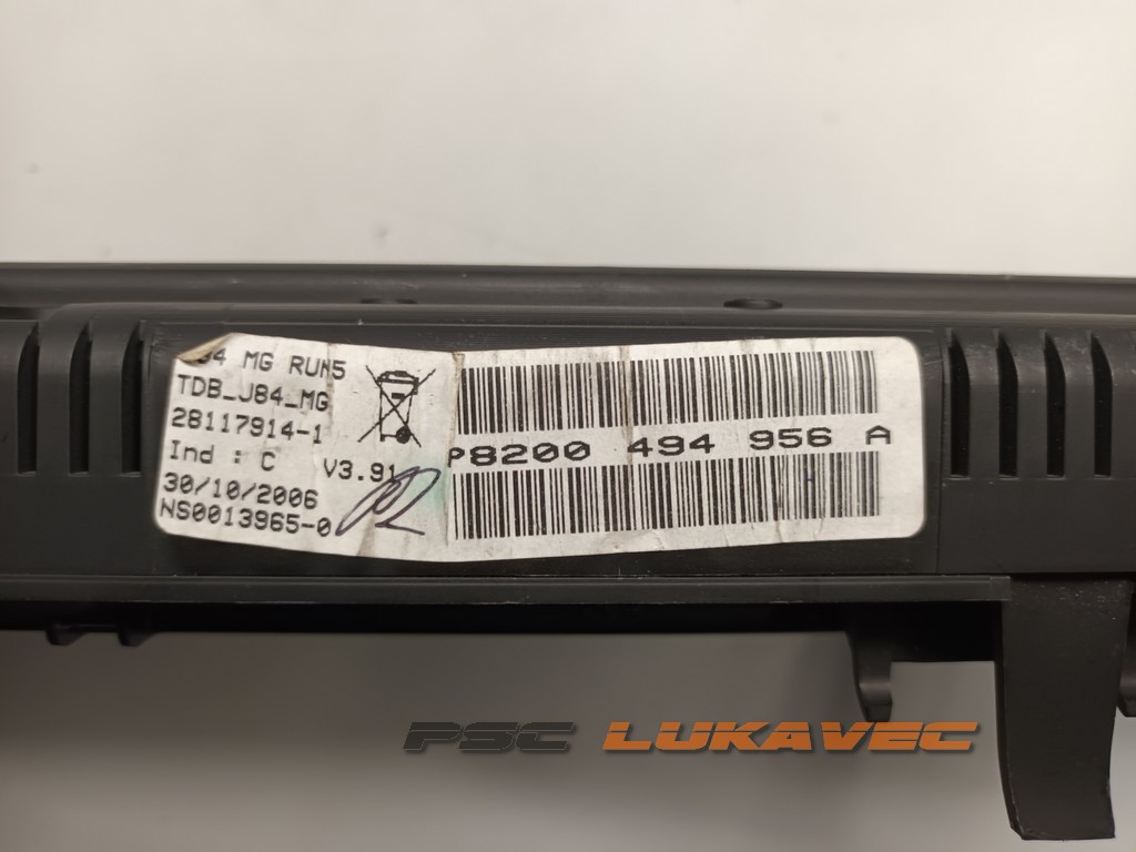 RENAULT SCENIC 2 INSTRUMENT TABLA 8200494956A