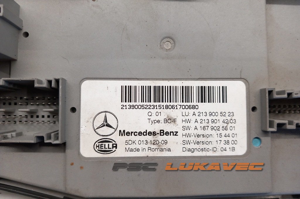 MERCEDES E KLASA W213 KOMFORT MODUL A2139005223