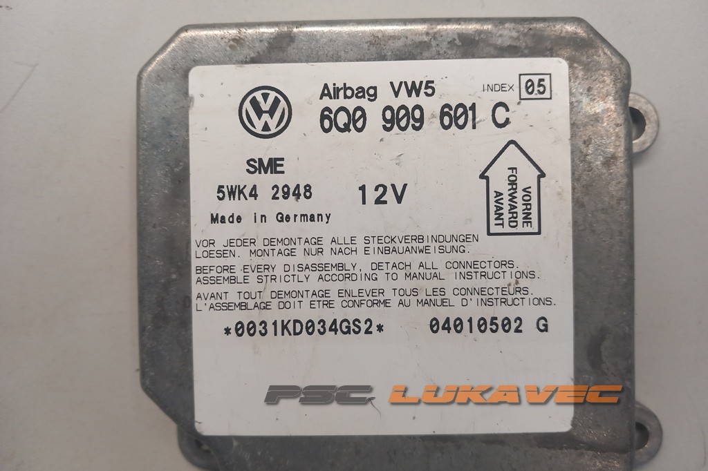 ŠKODA FABIA 1 MODUL ZRAČNOG JASTUKA 6Q0909601C