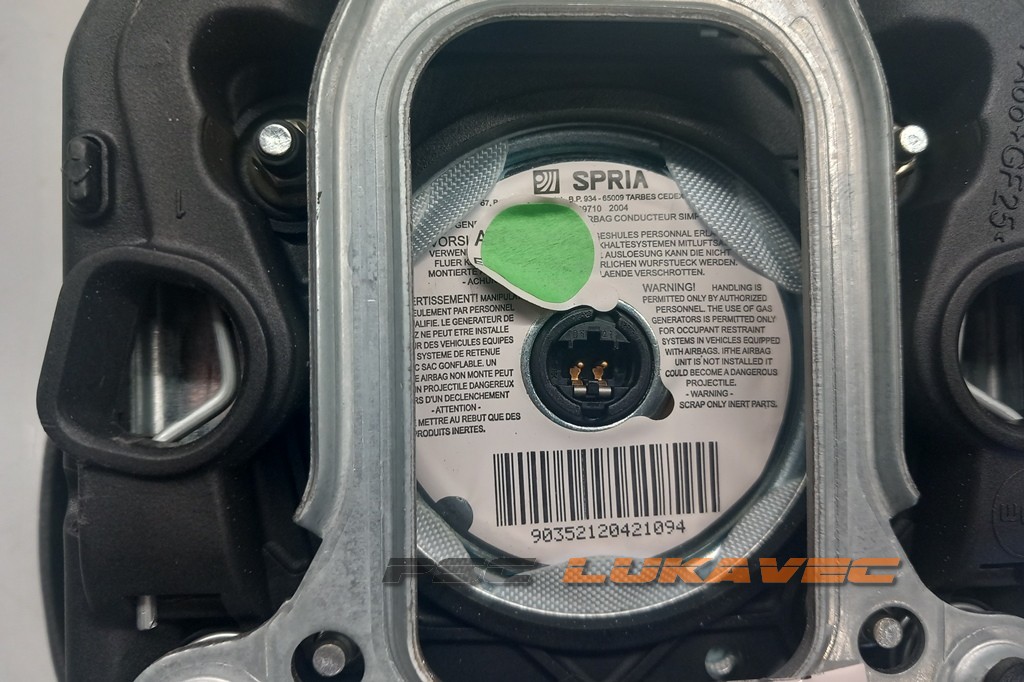 CITROEN C3 ZRAČNI JASTUK VOLANA 96380009UD