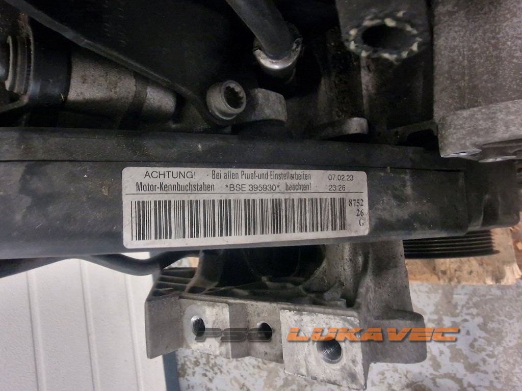 VW MOTOR 1.6 BSE395930 2003-2006
