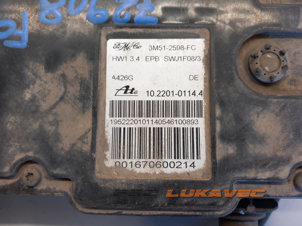 FORD FOCUS C-MAX ELEKTRIČNA RUČNA KOČNICA 3M512598FC 2004-2009.