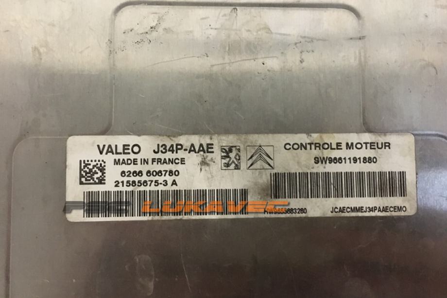 PEUGEOT KOMPJUTER MOTORA  J34P-AAE  J34P AAE