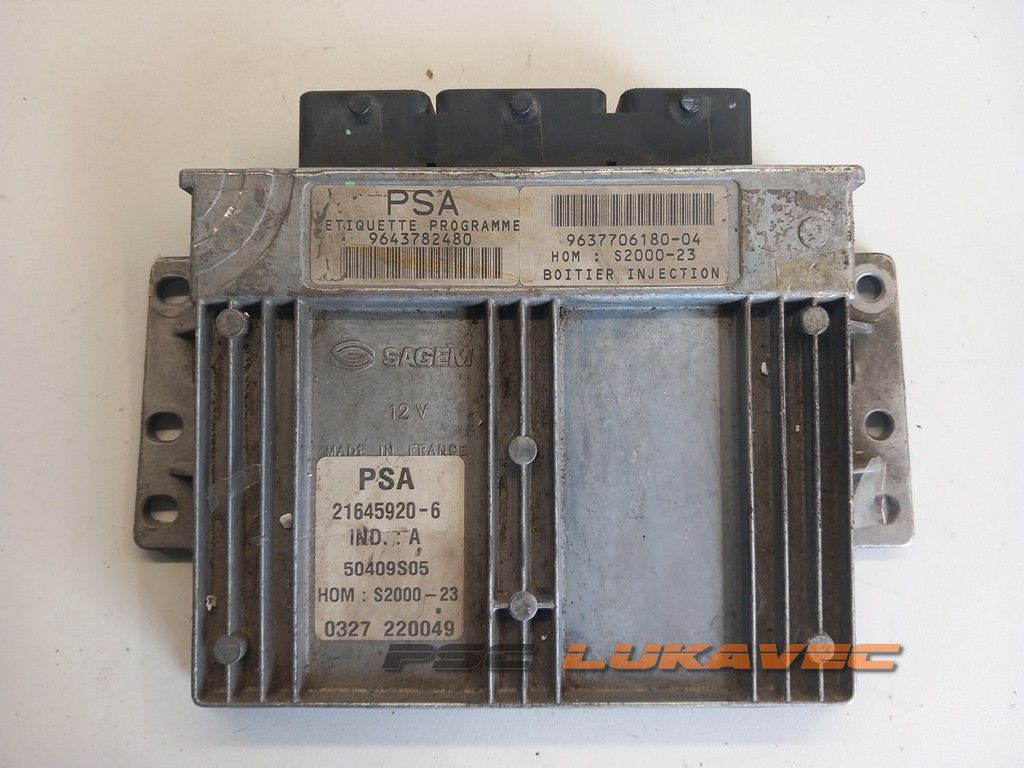 PEUGEOT 206 1.4 KOMPJUTER MOTORA 963770618004 S200023 1998-2012.