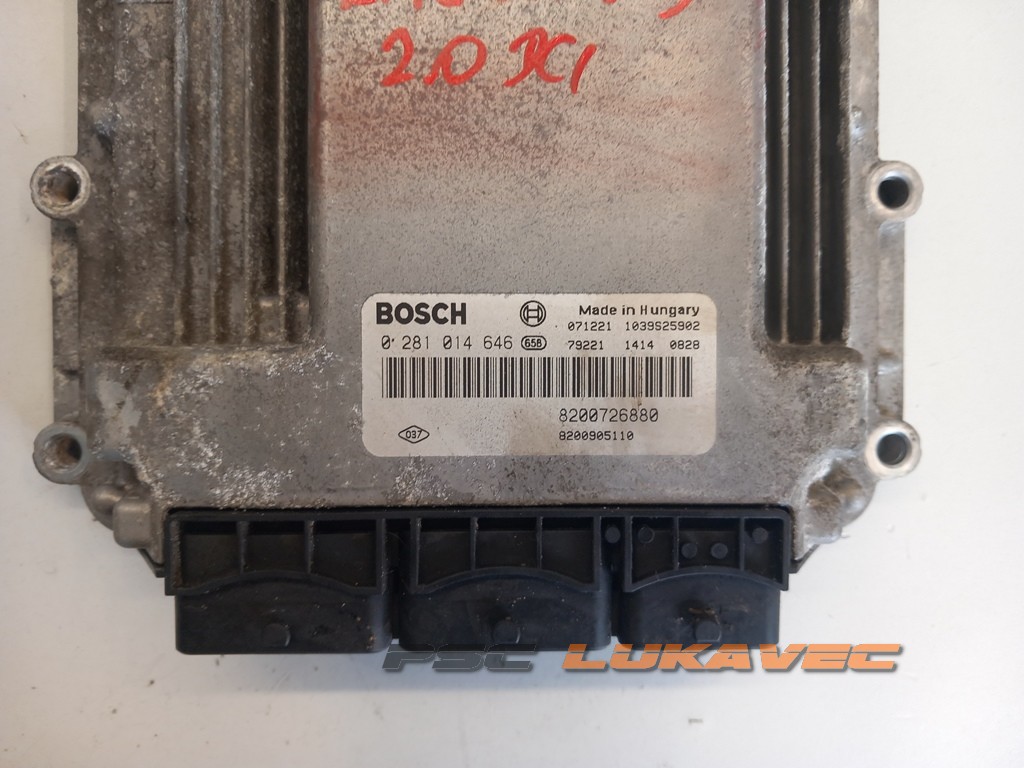 RENAULT LAGUNA 3 2.0 DCI KOMPJUTER MOTORA 0281014646 2007-2015.