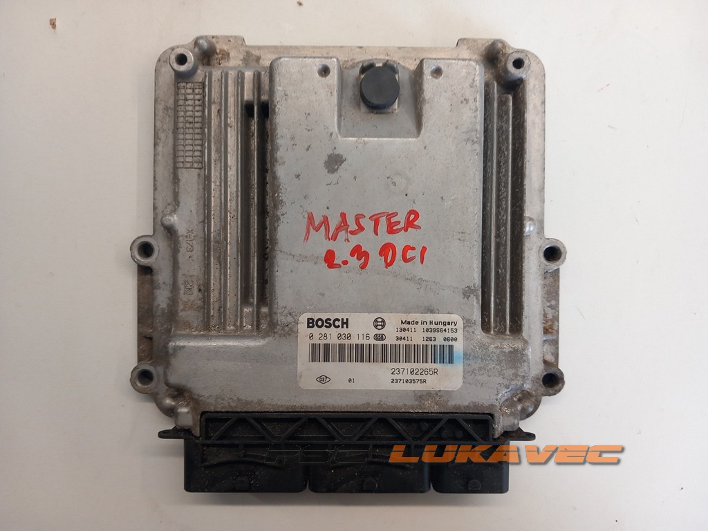 RENAULT MASTER 2.3 DCI KOMPJUTER MOTORA 0281030116 237102265R 2013.