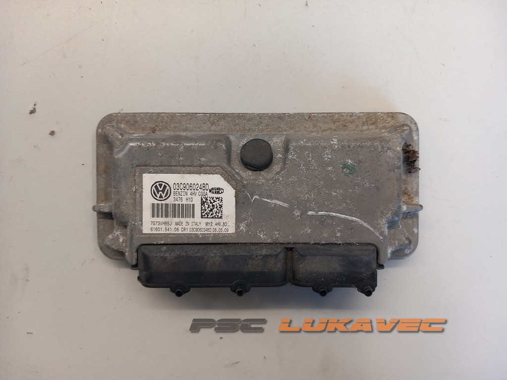 VW GOLF 6 1.4 KOMPJUTER MOTORA 03C906024BD 6160154106 2009.