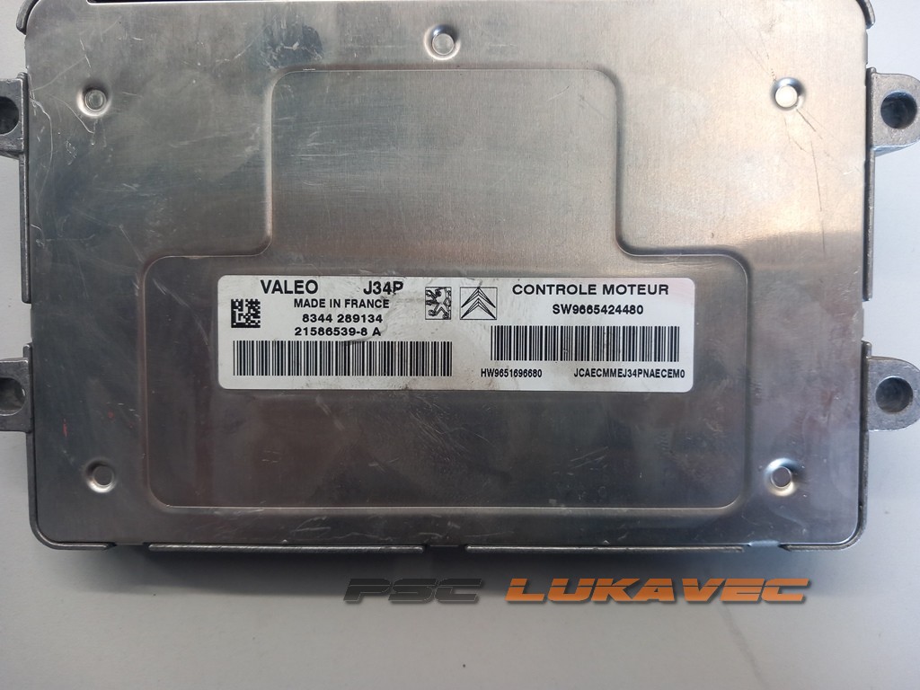 CITROEN C3 1.4 KOMPJUTER MOTORA SW9665424480 21586539-8 8344 289134