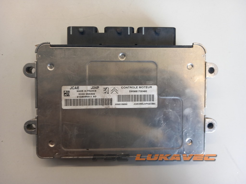 PEUGEOT 206 1.4 8v KOMPJUTER MOTORA SW9661700480 21585900-1 5330094405