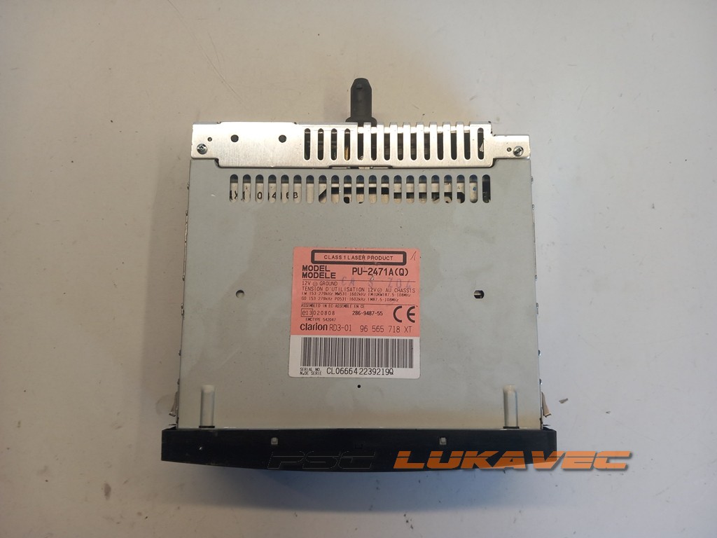 CITROEN C3 CD RADIO 96565718XT PU2471A
