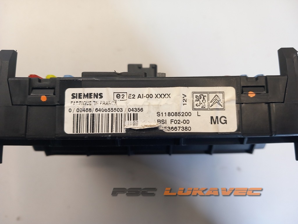 CITROEN C3 KUTIJA OSIGURAČA  BSI F02-00 965053667380 S118085200 2004.