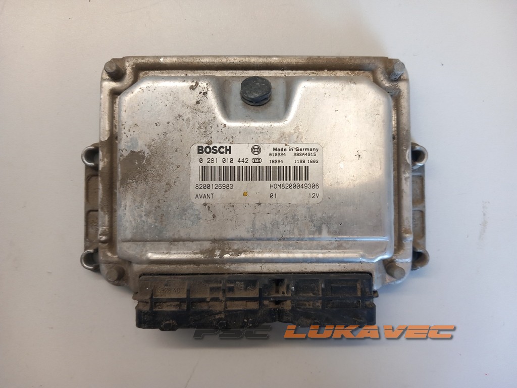 RENAULT MEGANE 1.9 DTI KOMPJUTER MOTORA 8200126983 0281010442