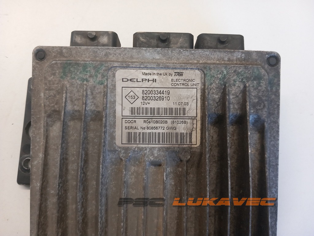 RENAULT MEGANE 2 1.5 DCI KOMPJUTER MOTORA 8200334419 8200326910