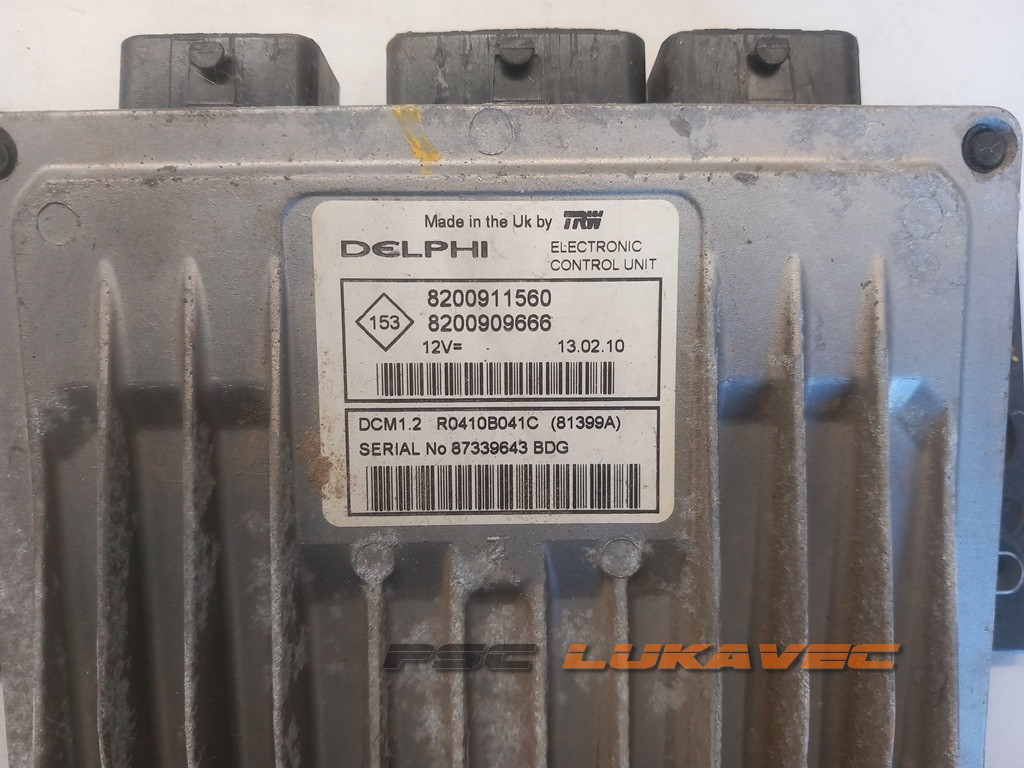 RENAULT KANGOO 1.5 DCI KOMPJUTER MOTORA 8200911560 8200909666
