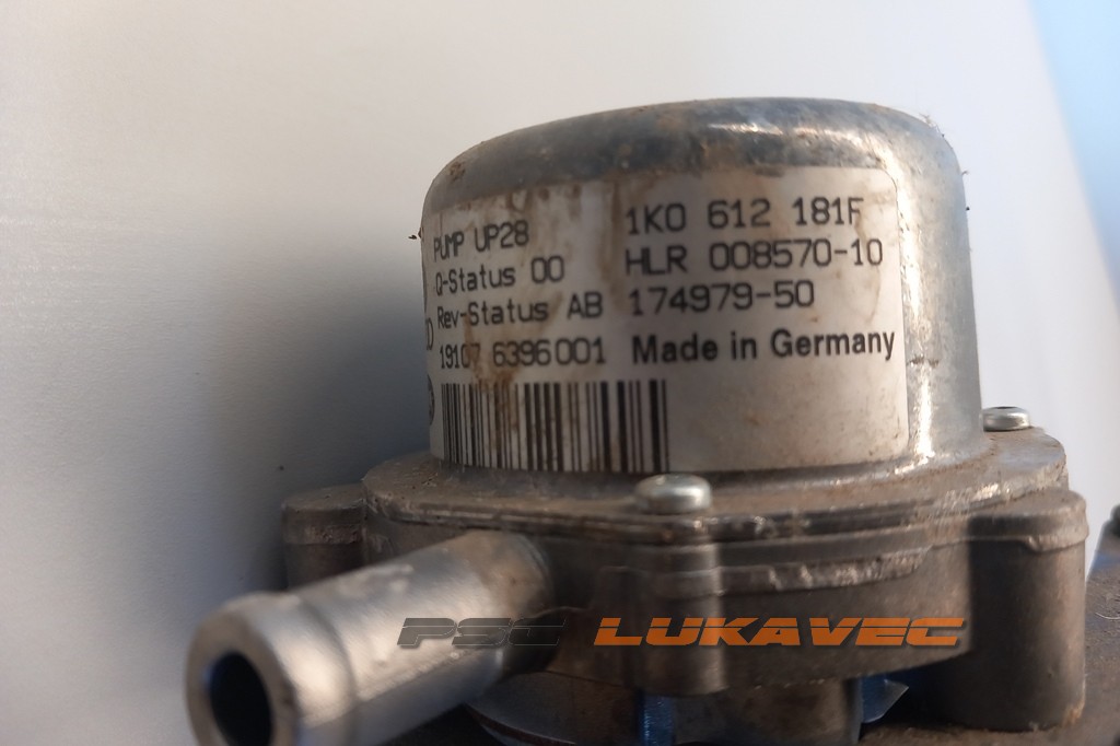 ŠKODA FABIA III VAKUM PUMPA 1.0 TSI 1K0612181F