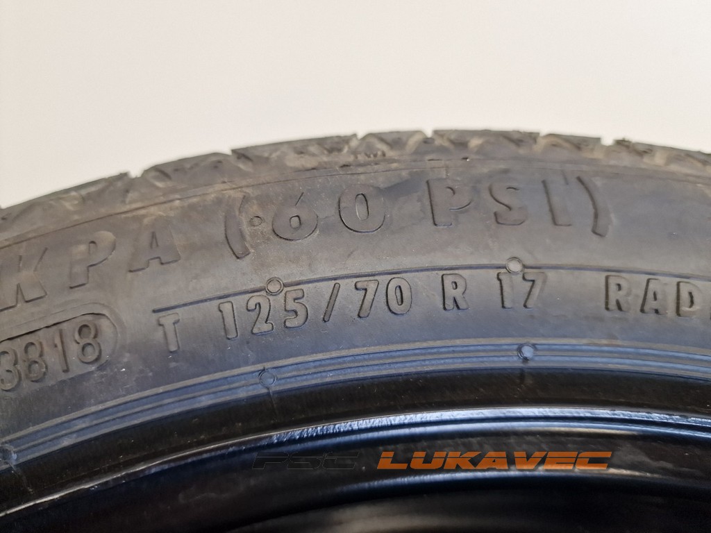 OPEL INSIGNIA B REZERVNA GUMA INSIGNIA REZERVNI KOTAČ 13267272