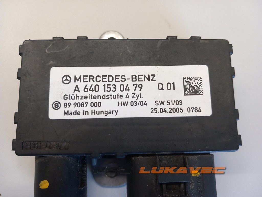 MERCEDES A KLASA W169 RELEJ GRIJAČA A6401530479