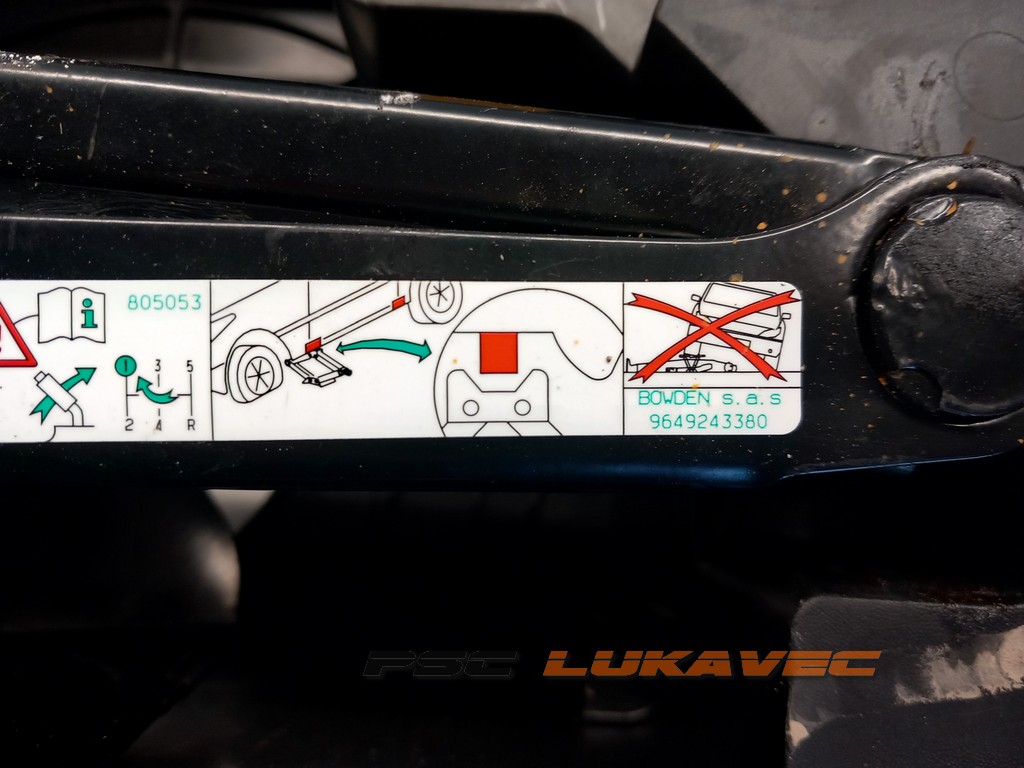 PEUGEOT 308 SET REZERVNOG KOTAČA 308 DIZALICA 9649243380