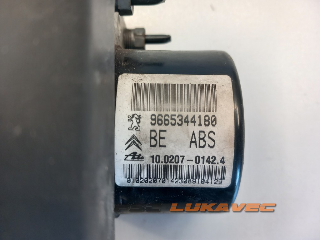 PEUGEOT 207 ABS CENTRALA 207 ABS PUMPA 9665344180 MK70 CEM00