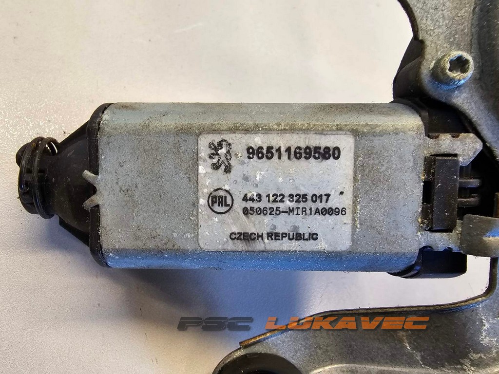 PEUGEOT 206 MOTORIĆ BRISAČA ZADNJI 9651169580