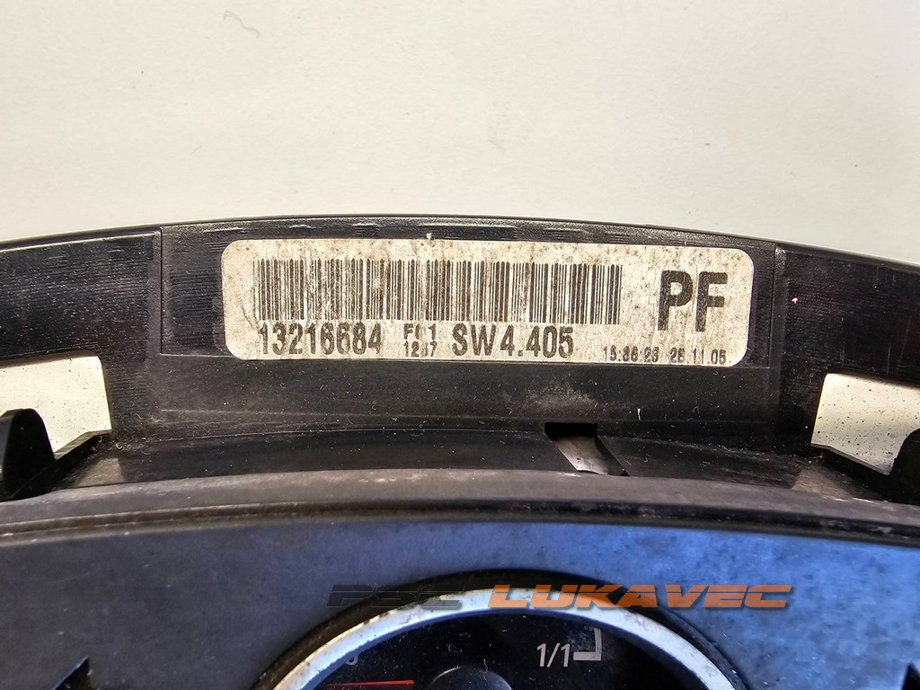 OPEL ASTRA H INSTRUMENT TABLA 13216684