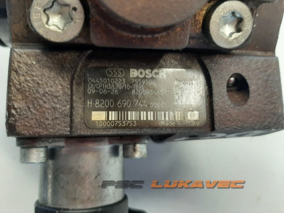 NISSAN QASHQAI VISOKOTLAČNA PUMPA 2.0 DCI 8200690744 0445010223