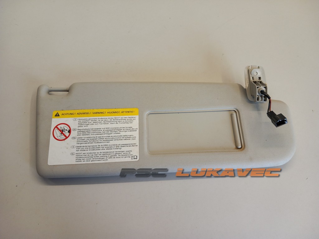 VW PASSAT B7 SJENILO VOZAČA B7 SUNCOBRAN LIJEVI 3C0857552L