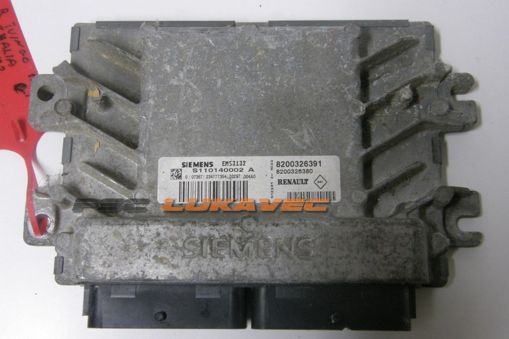 RENAULT TWINGO KOMPJUTER MOTORA 1.2 8200326391 EMS3132