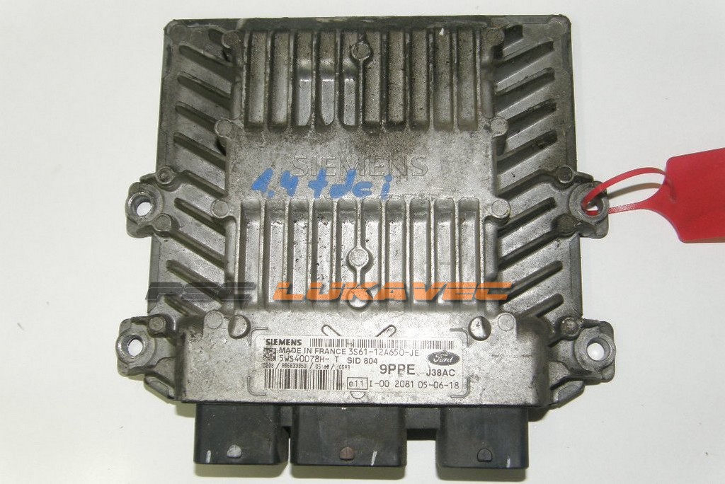 FORD FIESTA KOMPJUTER MOTORA 1.4 TDCI SID804 3S61-12A650-JE