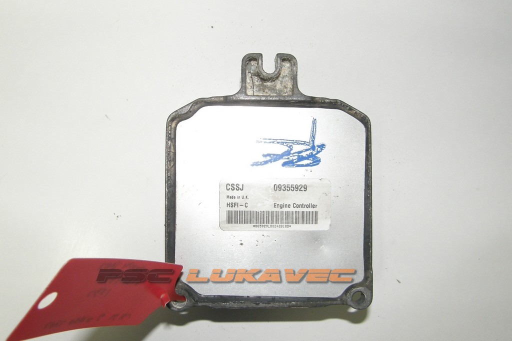 OPEL MERIVA KOMPJUTER MOTORA 1.6 16V 09355929 CSSJ HSFI-C