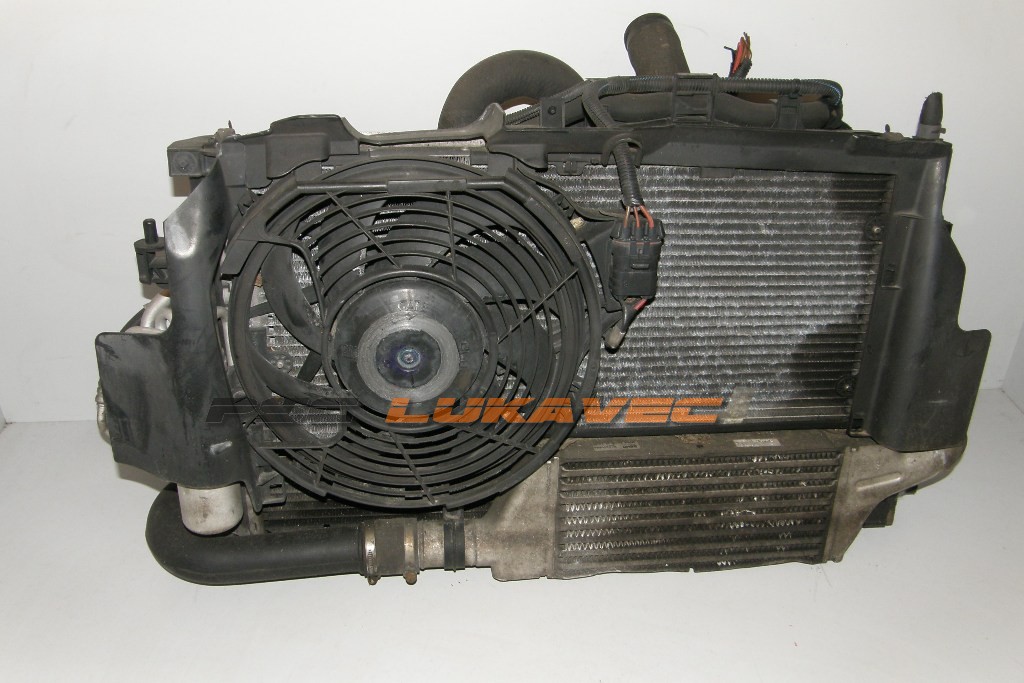OPEL CORSA C VENTILATOR HLADNJAKA 1.7 DTI 13114012 24452113 2004.